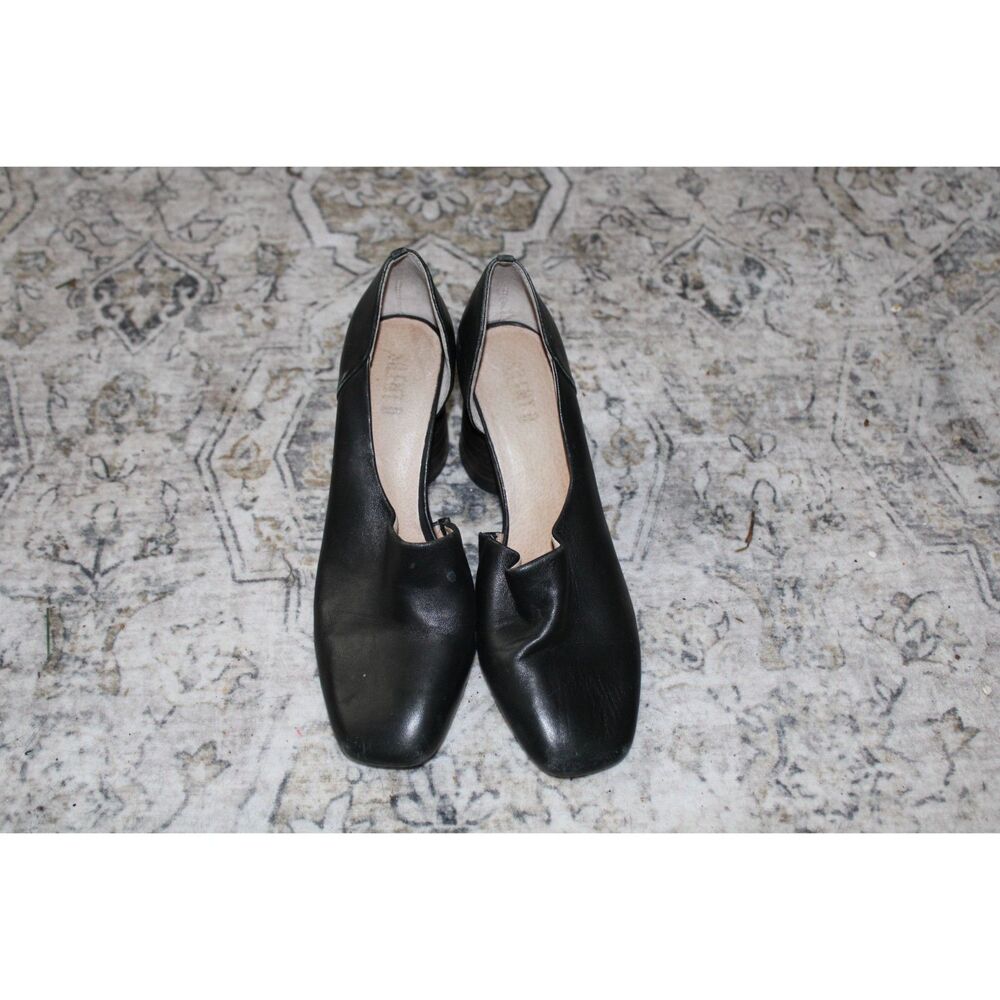 Anthropologie Silent D novaltee d'orsay black leather size 39 - Picture 5 of 9